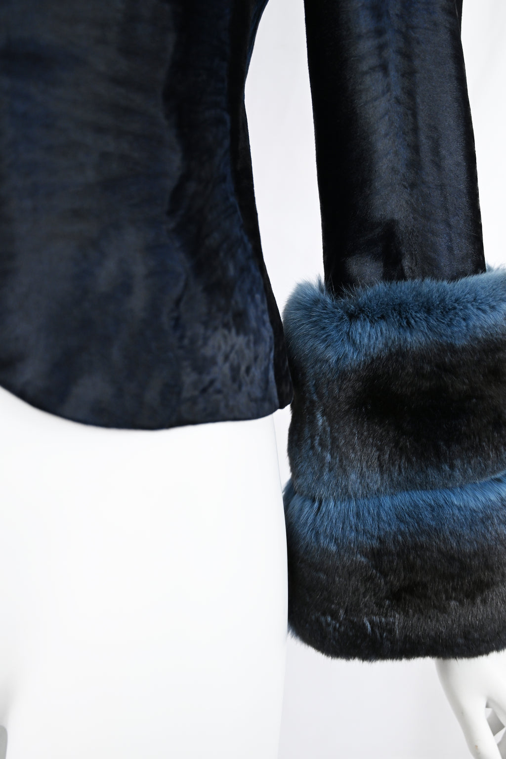 Valentino Broadtail Fur Chinchilla Jacket