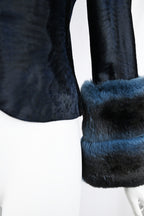 Valentino Broadtail Fur Chinchilla Jacket