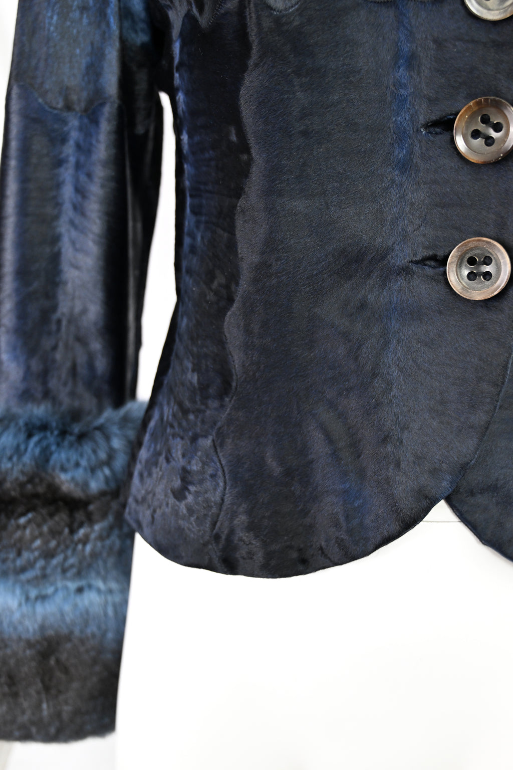 Valentino Broadtail Fur Chinchilla Jacket
