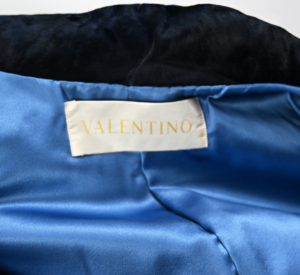 Valentino Broadtail Fur Chinchilla Jacket