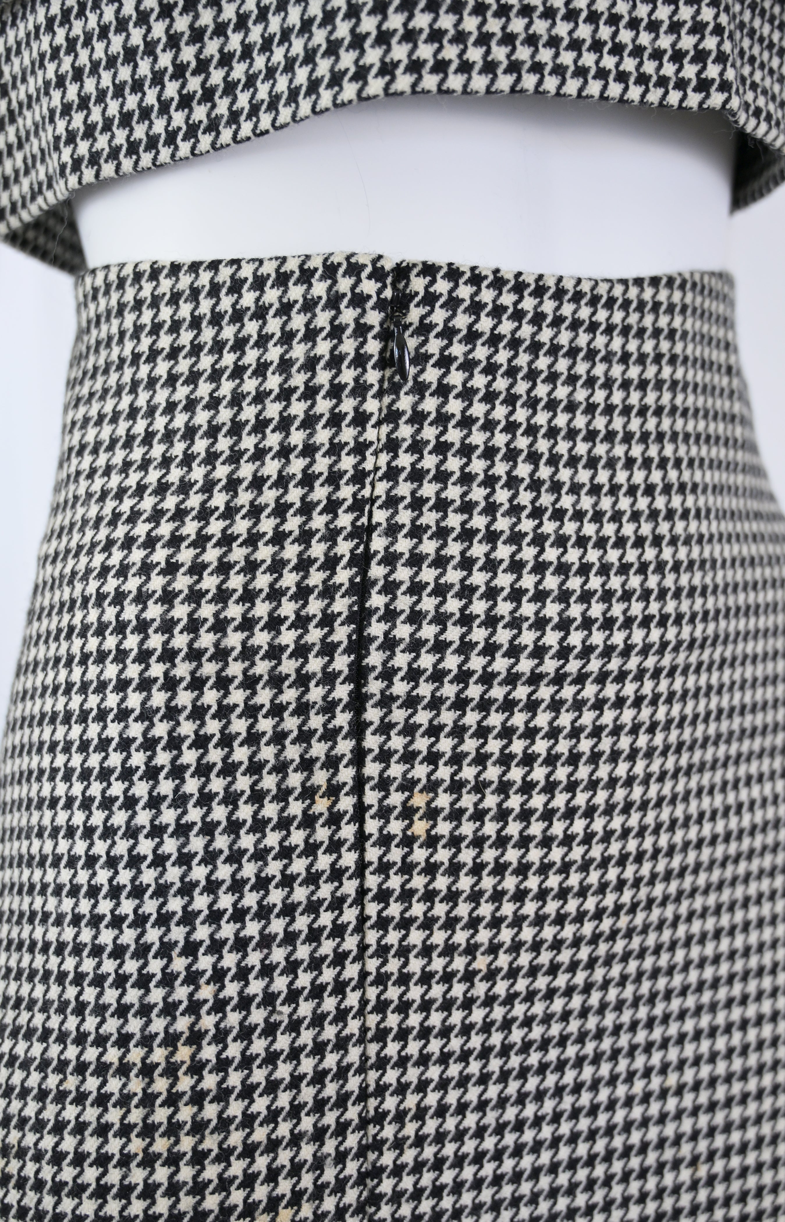 YOHJI YAMAMOTO FW 2003 Runway Wool Gingham Ensemble