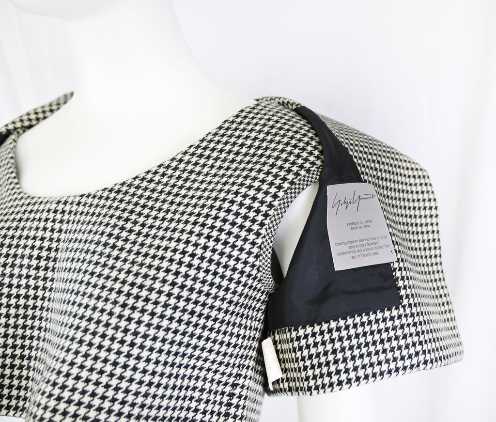 YOHJI YAMAMOTO FW 2003 Runway Wool Gingham Ensemble