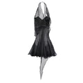 Olivier Theyskens Organza Flared Dress with Long Sash