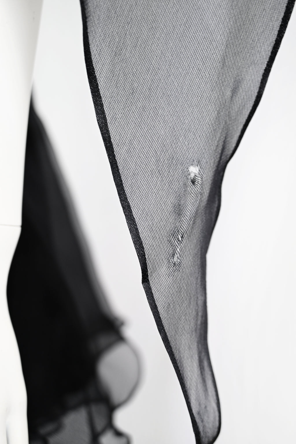 Olivier Theyskens Organza Flared Dress with Long Sash