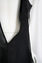 Olivier Theyskens Organza Flared Dress with Long Sash