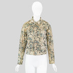 Boudicca Floral Print Leather Jacket