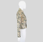 Boudicca Floral Print Leather Jacket