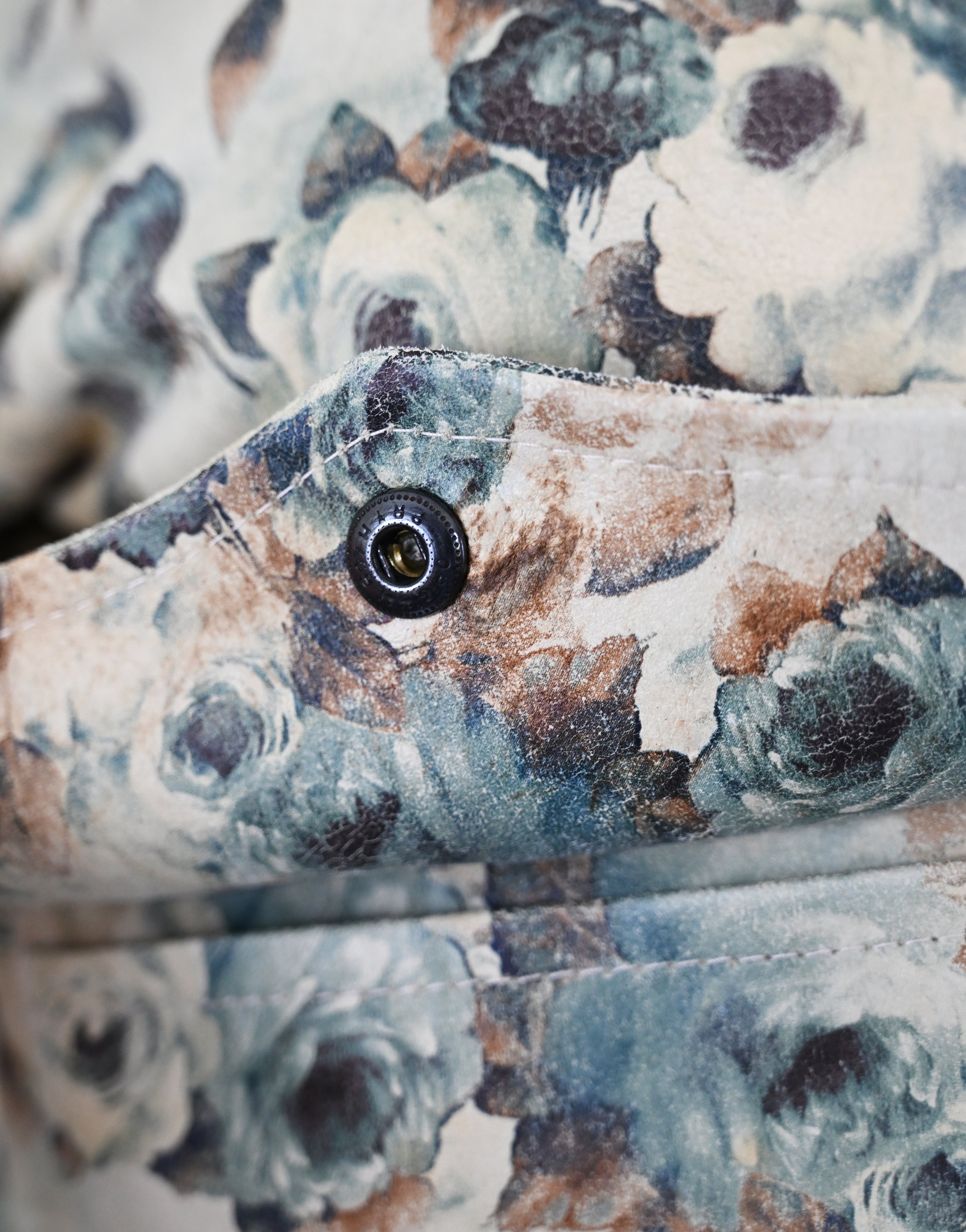 Boudicca Floral Print Leather Jacket