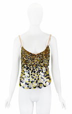 Alessandro Del Acqua Embellished Paillette Top