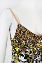 Alessandro Del Acqua Embellished Paillette Top