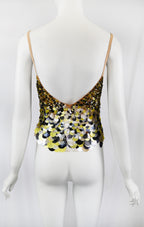 Alessandro Del Acqua Embellished Paillette Top