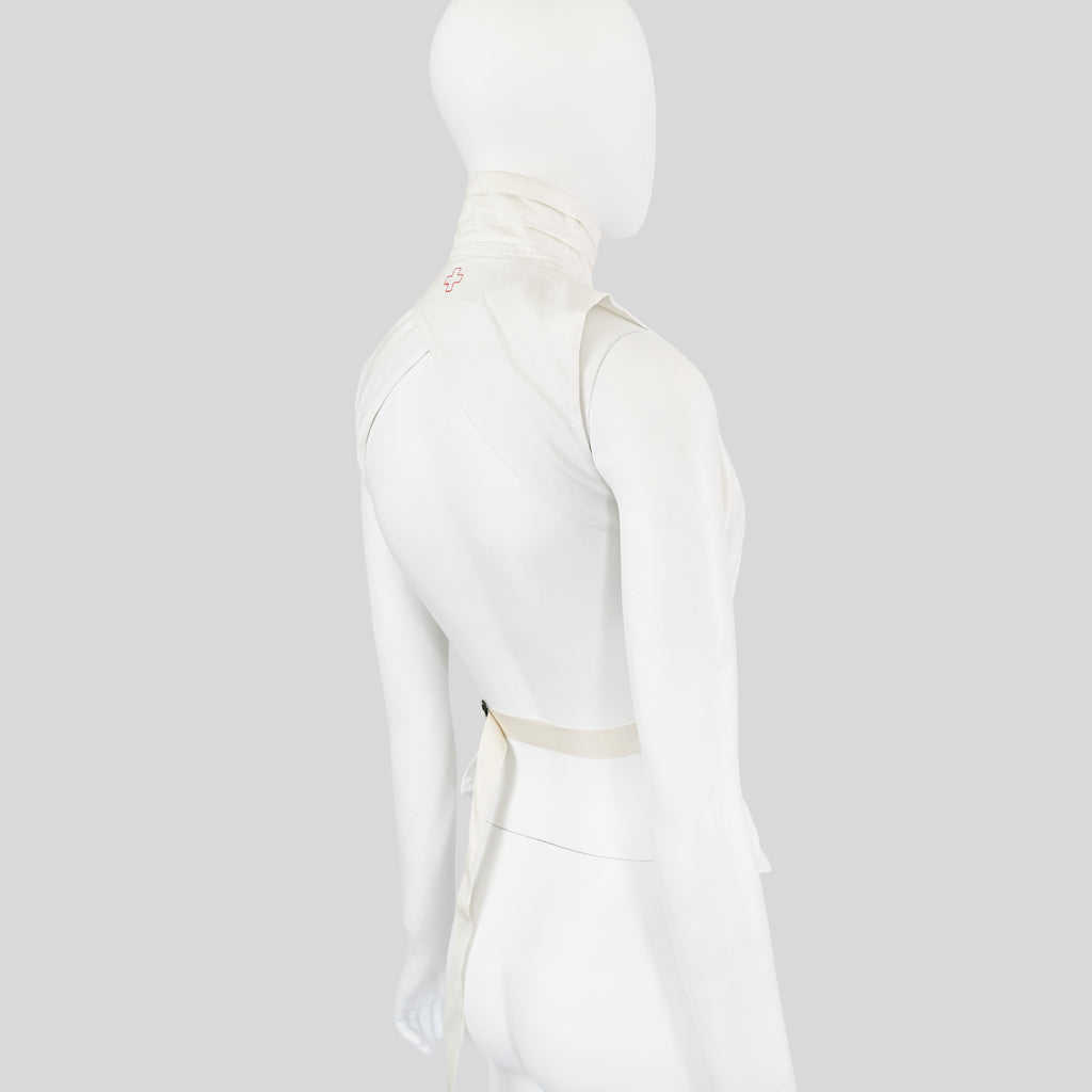 A.F. Vandevorst SS 2013 Backless Top with Pleats