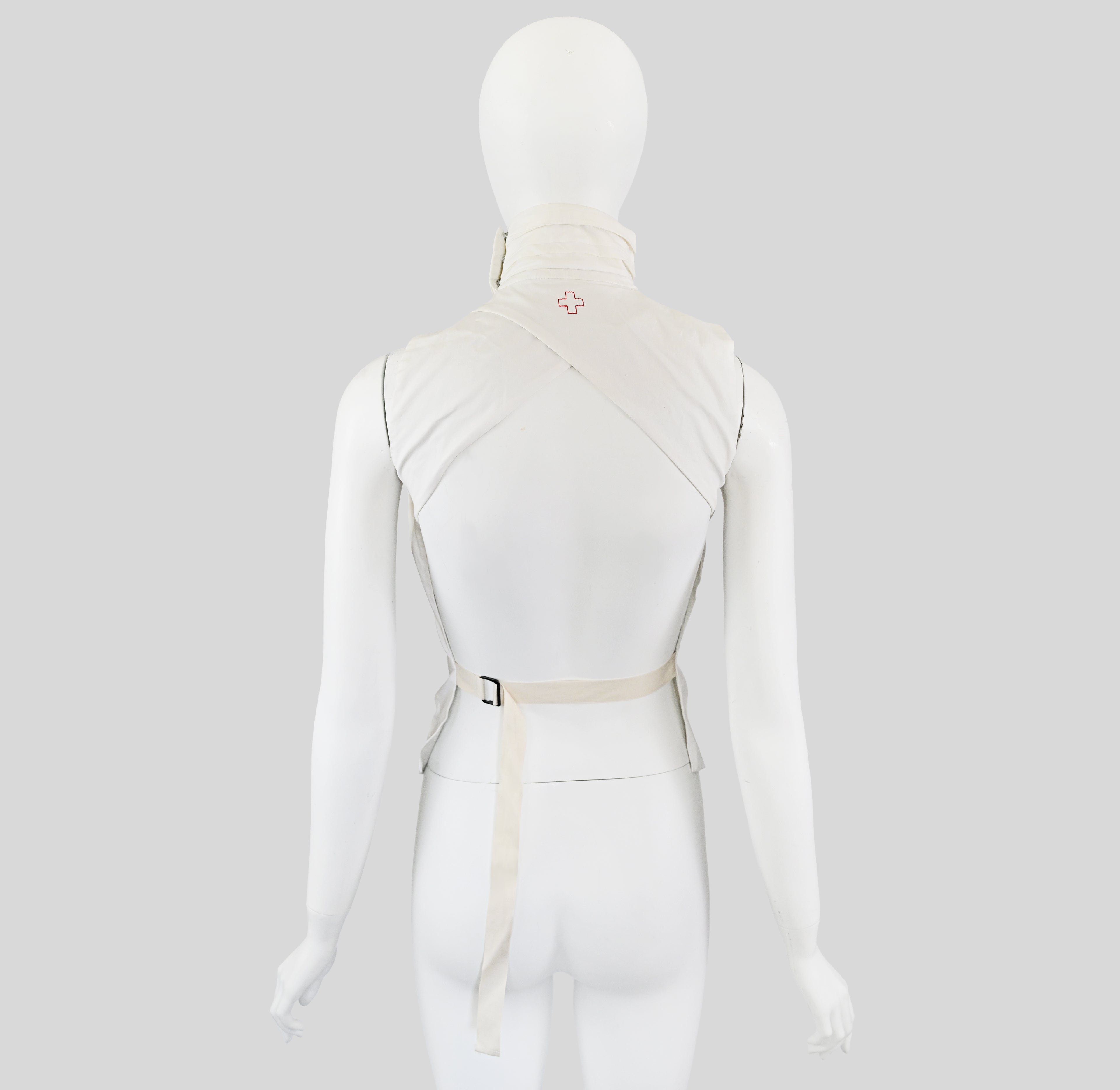 A.F. Vandevorst SS 2013 Backless Top with Pleats