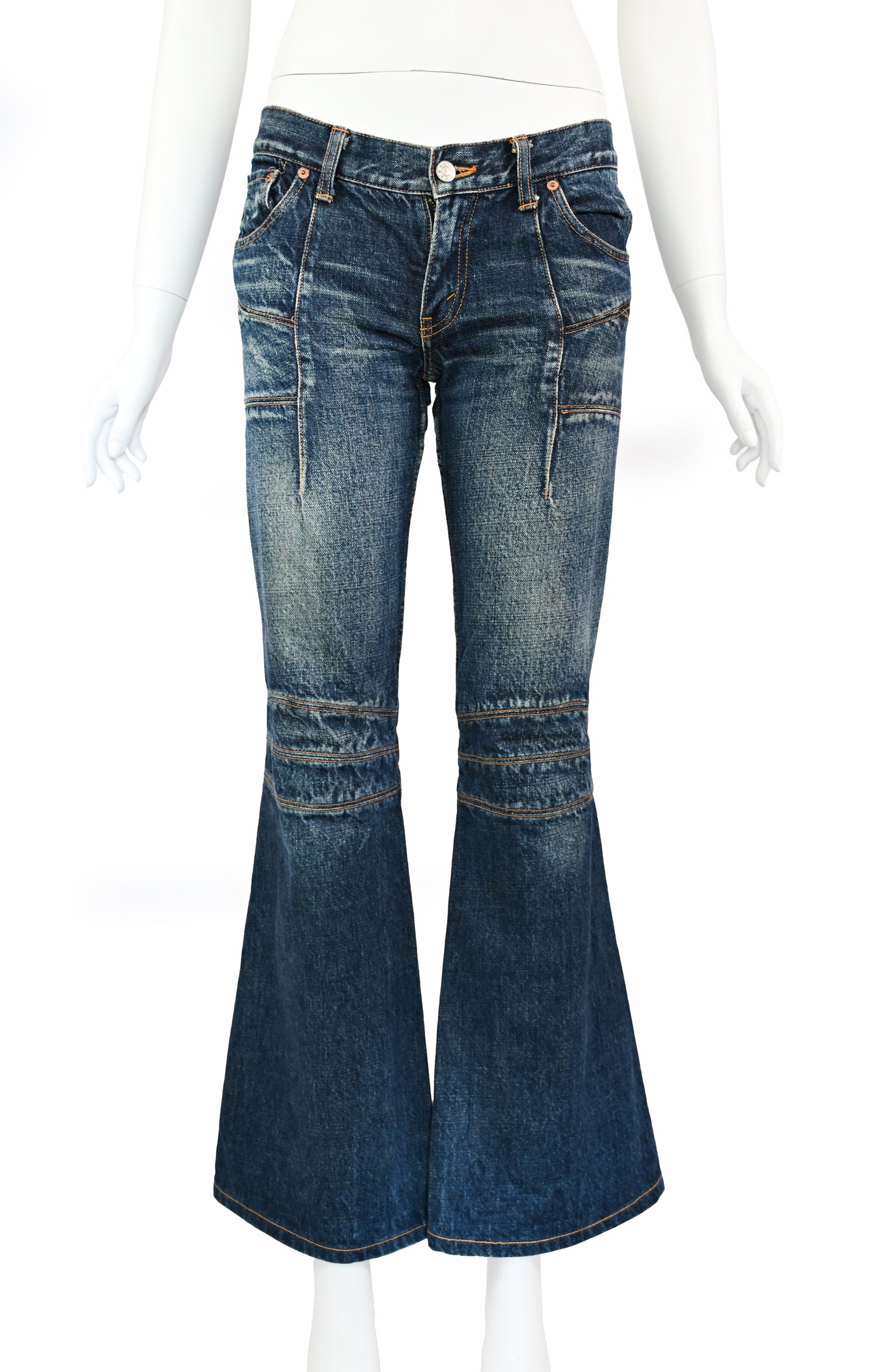 Junya Watanabe 2002 Low Rise Articulated Jeans