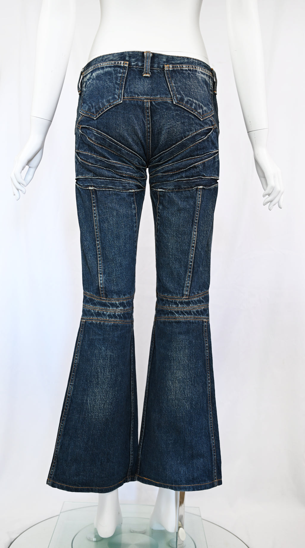 Junya Watanabe 2002 Low Rise Articulated Jeans