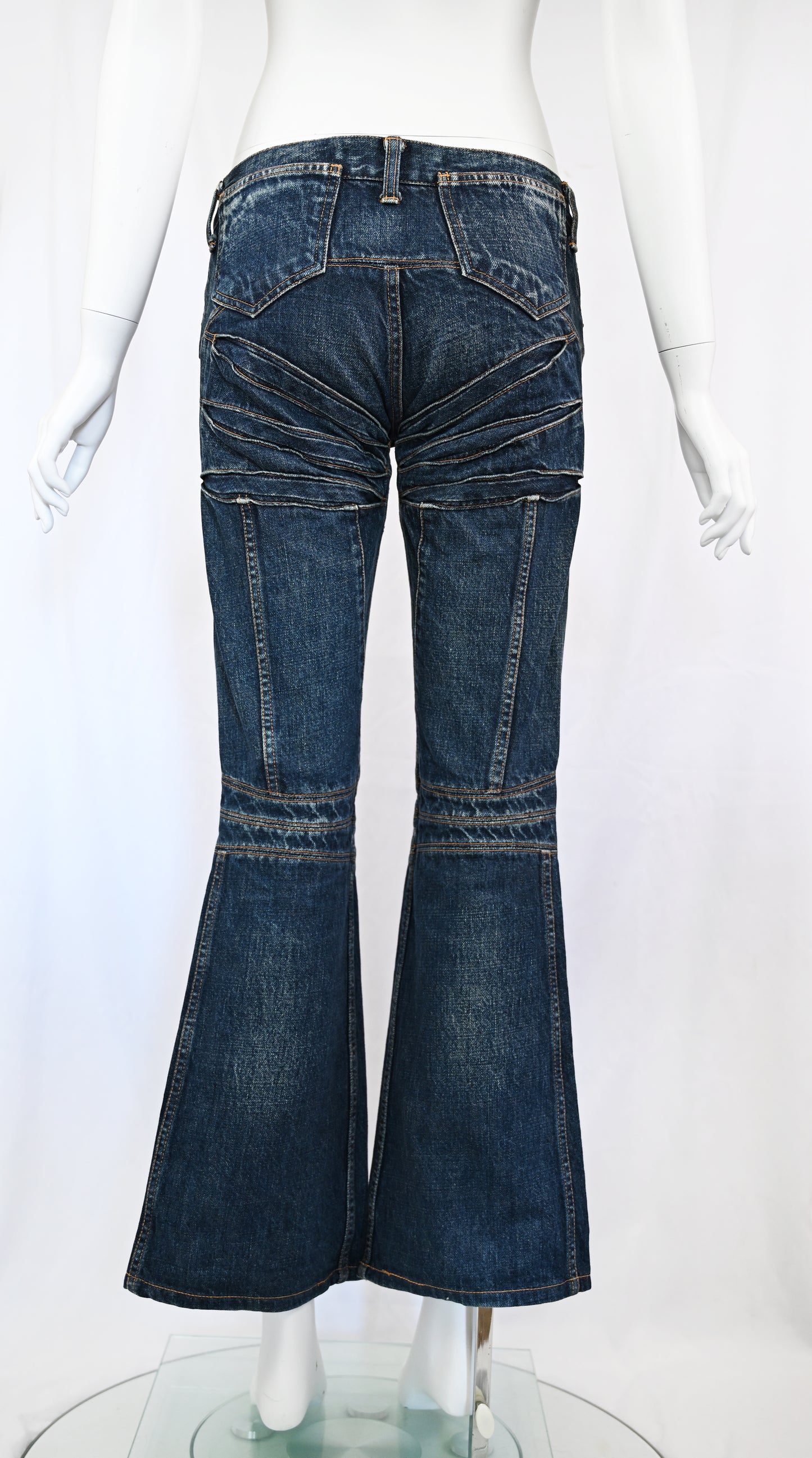 Junya Watanabe 2002 Low Rise Articulated Jeans