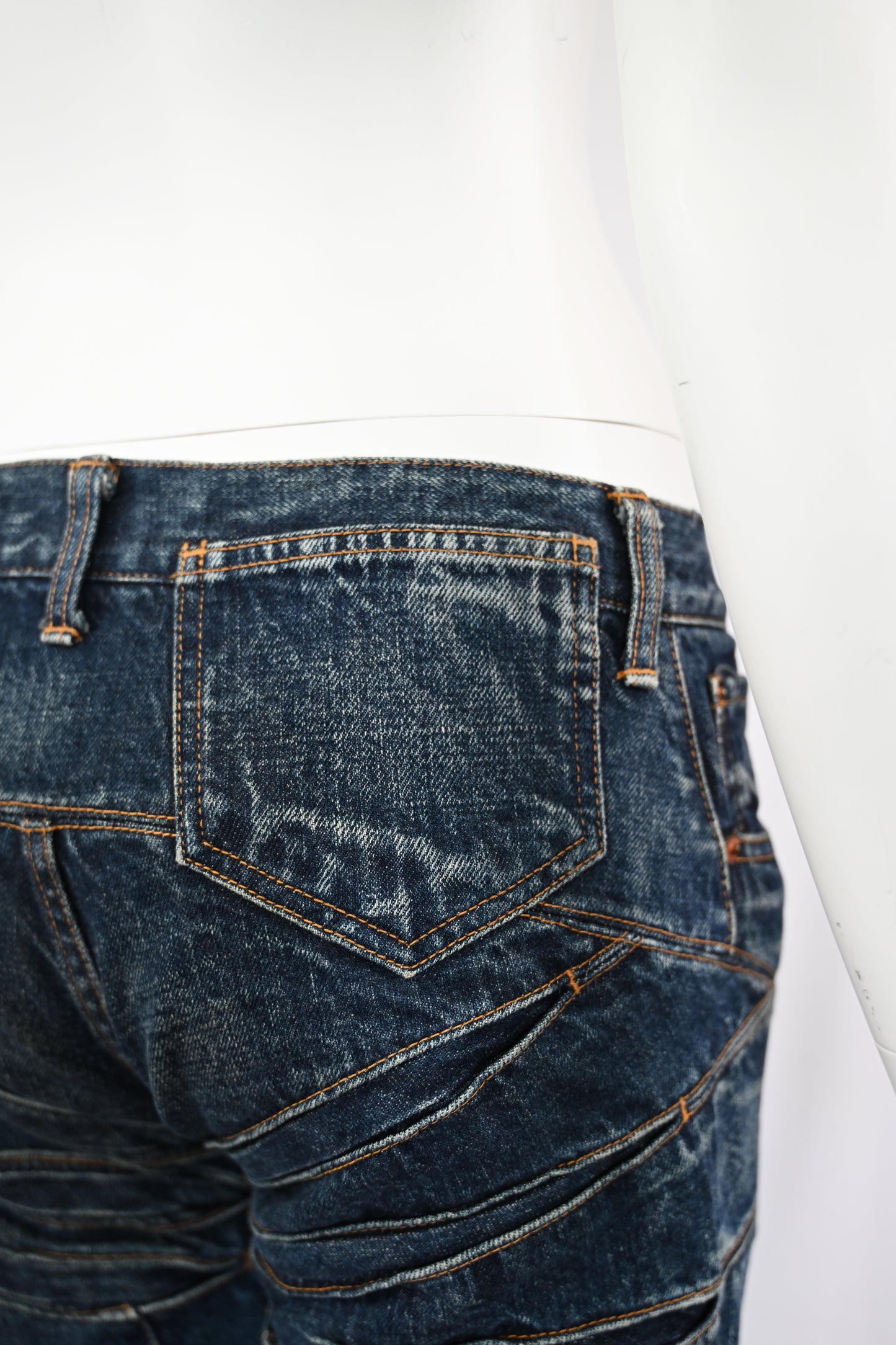 Junya Watanabe 2002 Low Rise Articulated Jeans
