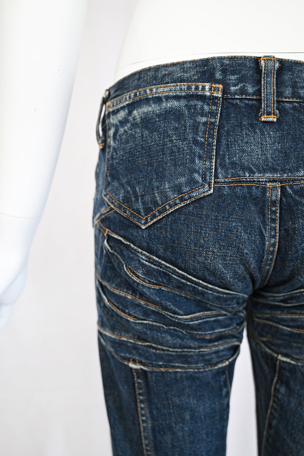 Junya Watanabe 2002 Low Rise Articulated Jeans