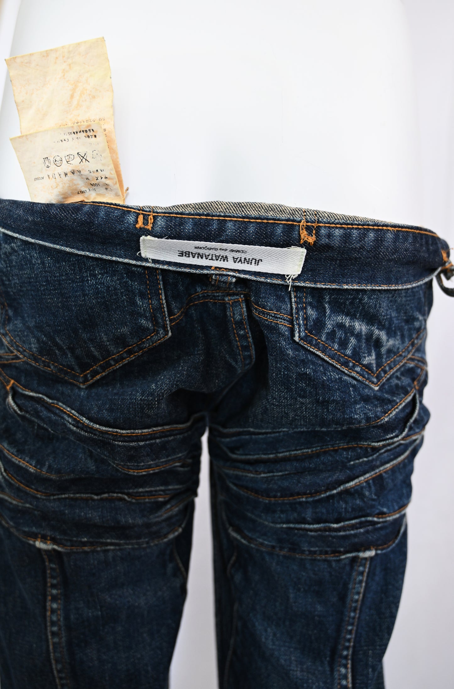 Junya Watanabe 2002 Low Rise Articulated Jeans