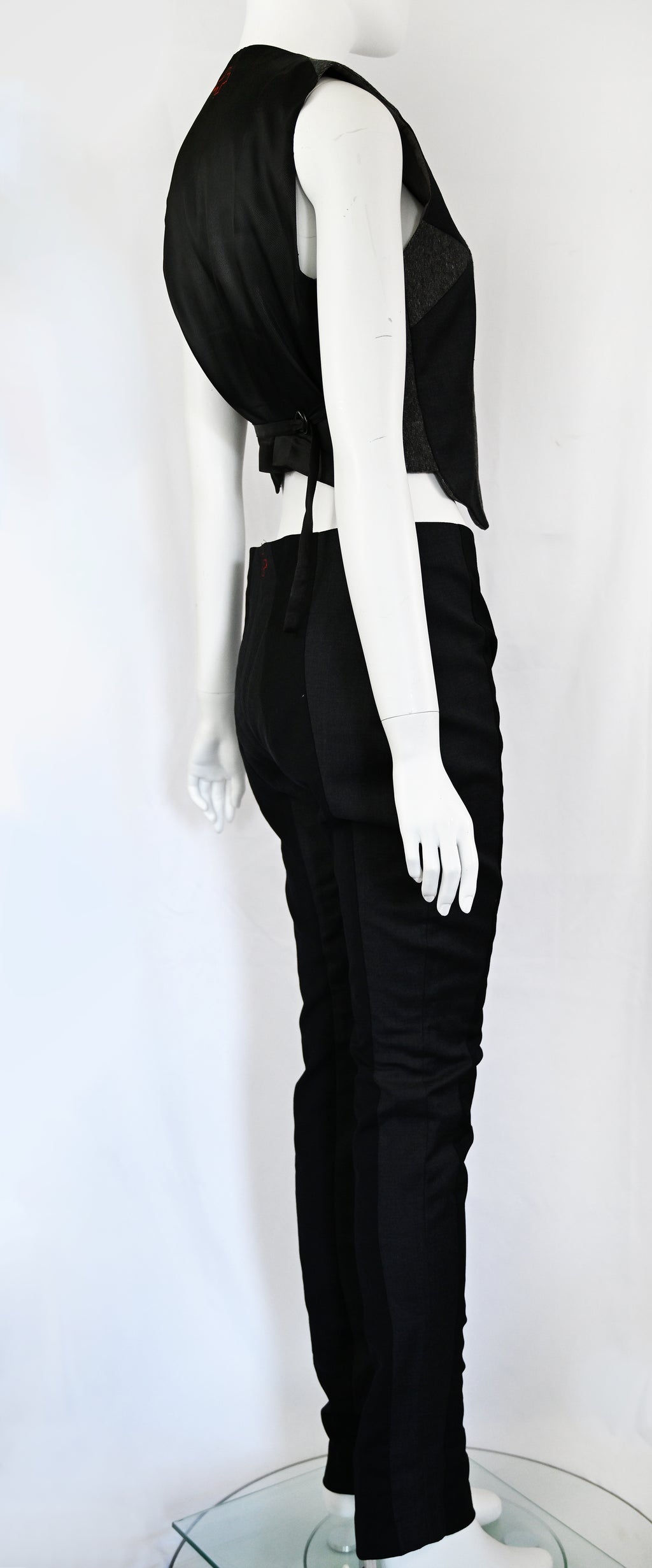 A.F. Vandevorst Wool Vest and Trousers Set