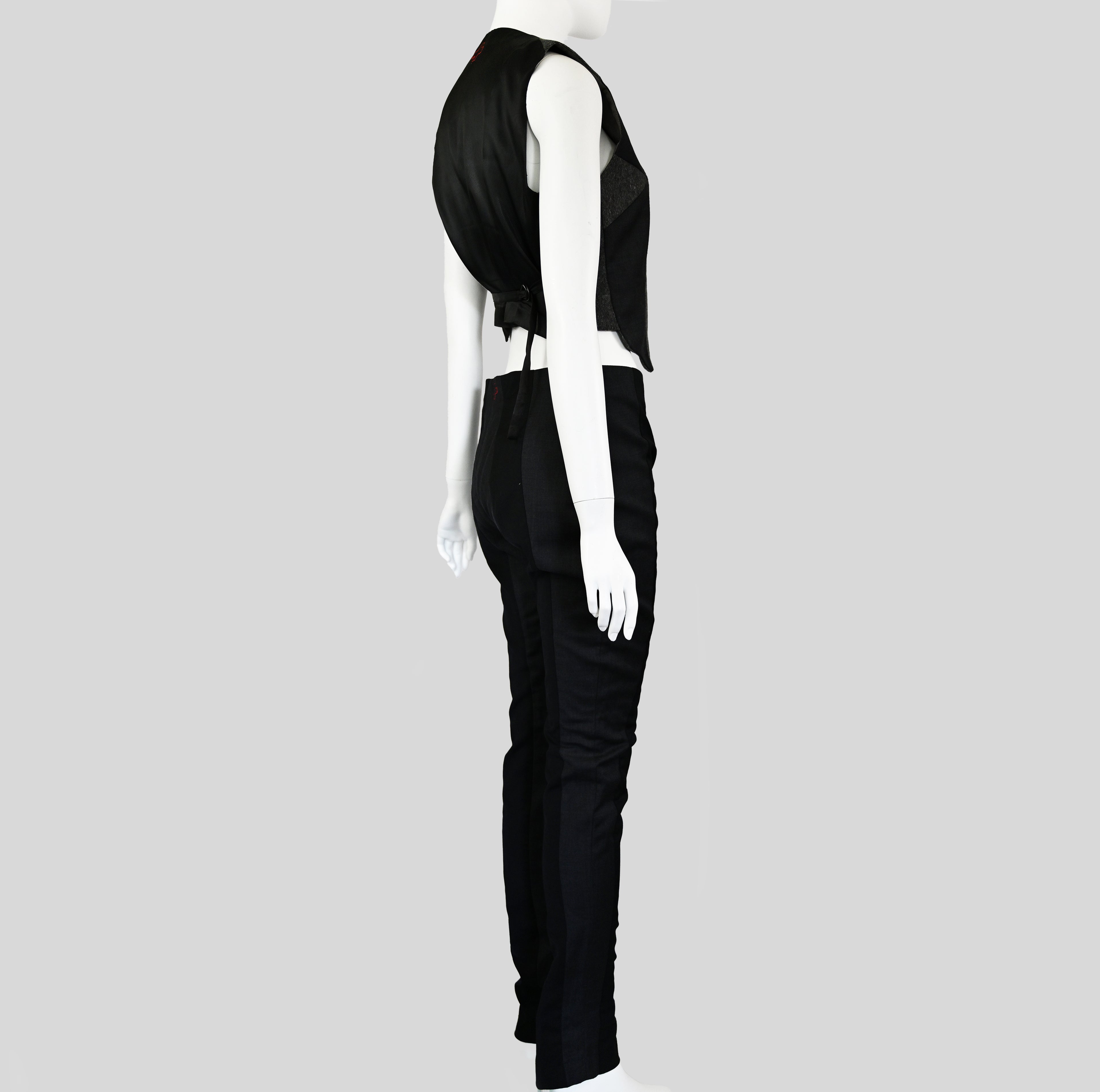 A.F. Vandevorst Wool Vest and Trousers Set