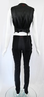 A.F. Vandevorst Wool Vest and Trousers Set