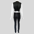 A.F. Vandevorst Wool Vest and Trousers Set