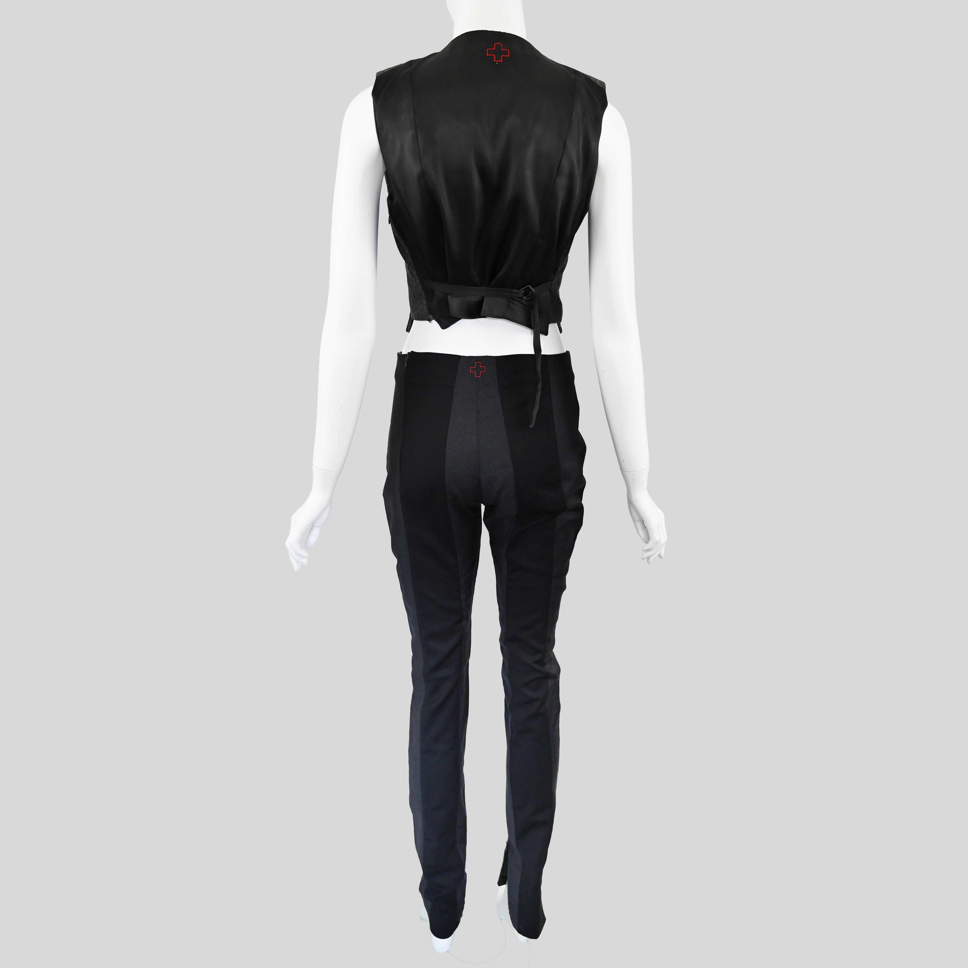 A.F. Vandevorst Wool Vest and Trousers Set