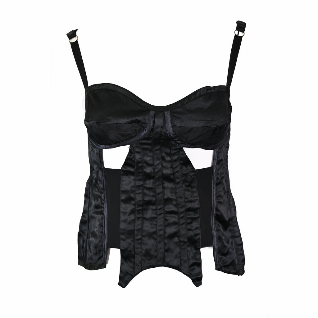 Costume National  2003 Satin Bustier