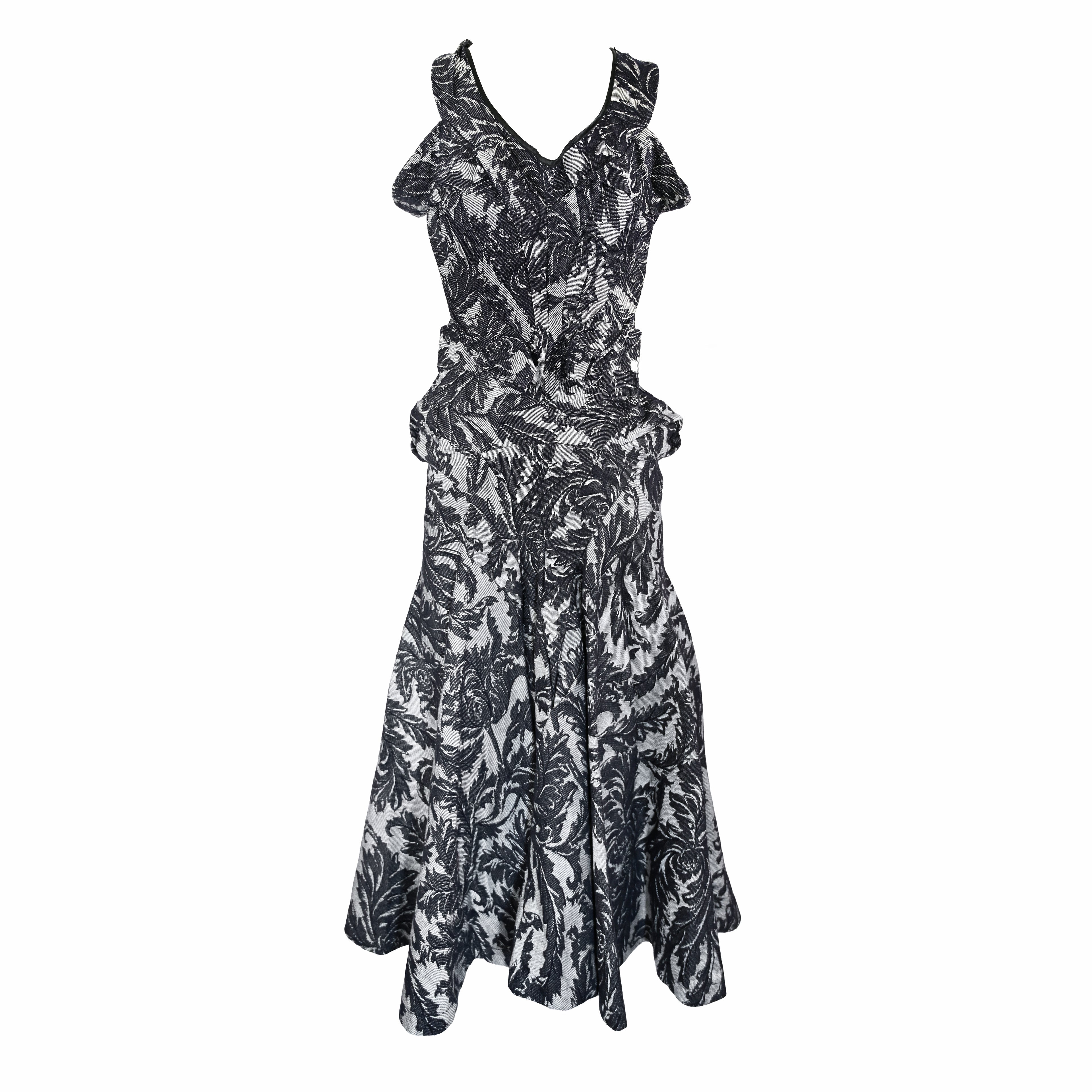 JUNYA WATANABE FW 2007 Tapestry Articulated Dress