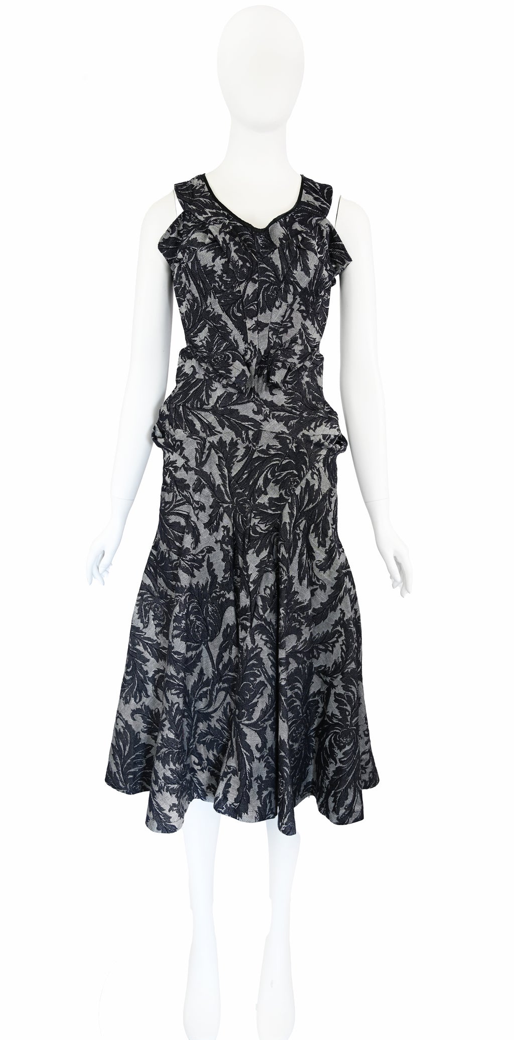 JUNYA WATANABE FW 2007 Tapestry Articulated Dress