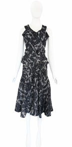 JUNYA WATANABE FW 2007 Tapestry Articulated Dress