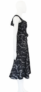 JUNYA WATANABE FW 2007 Tapestry Articulated Dress