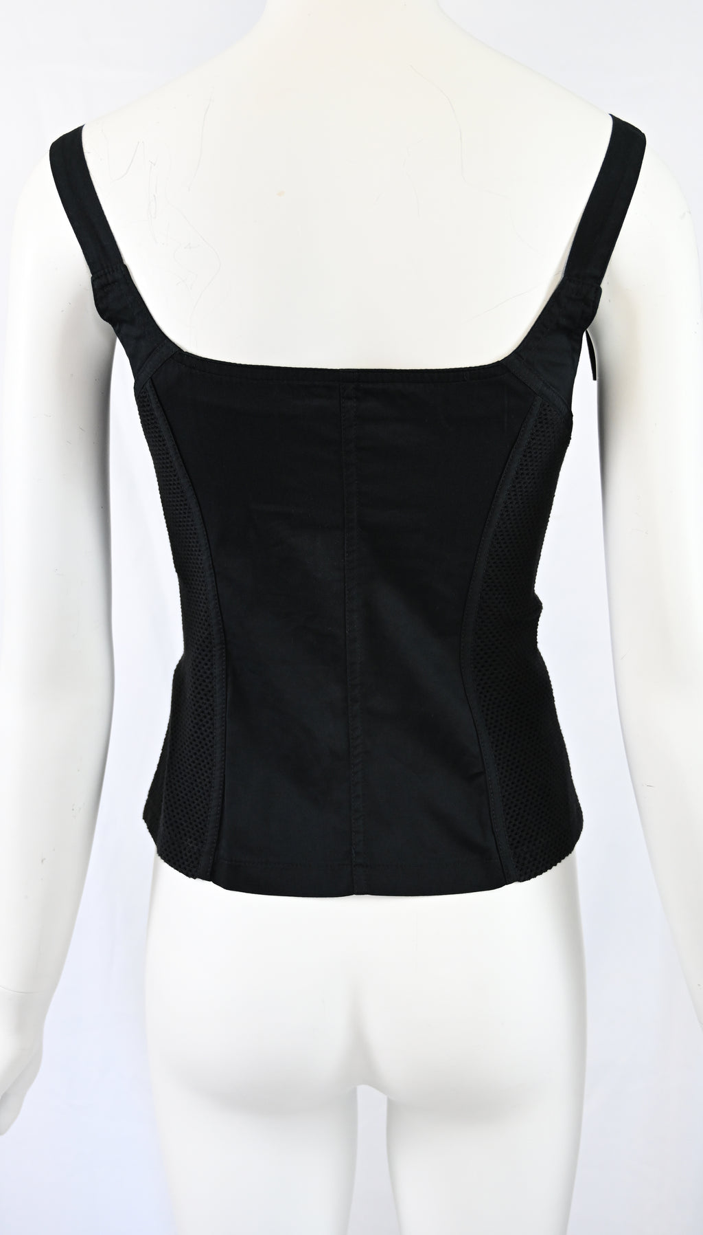 Plein Sud Jeans Satin Bustier Top