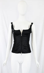 Plein Sud Jeans Satin Bustier Top