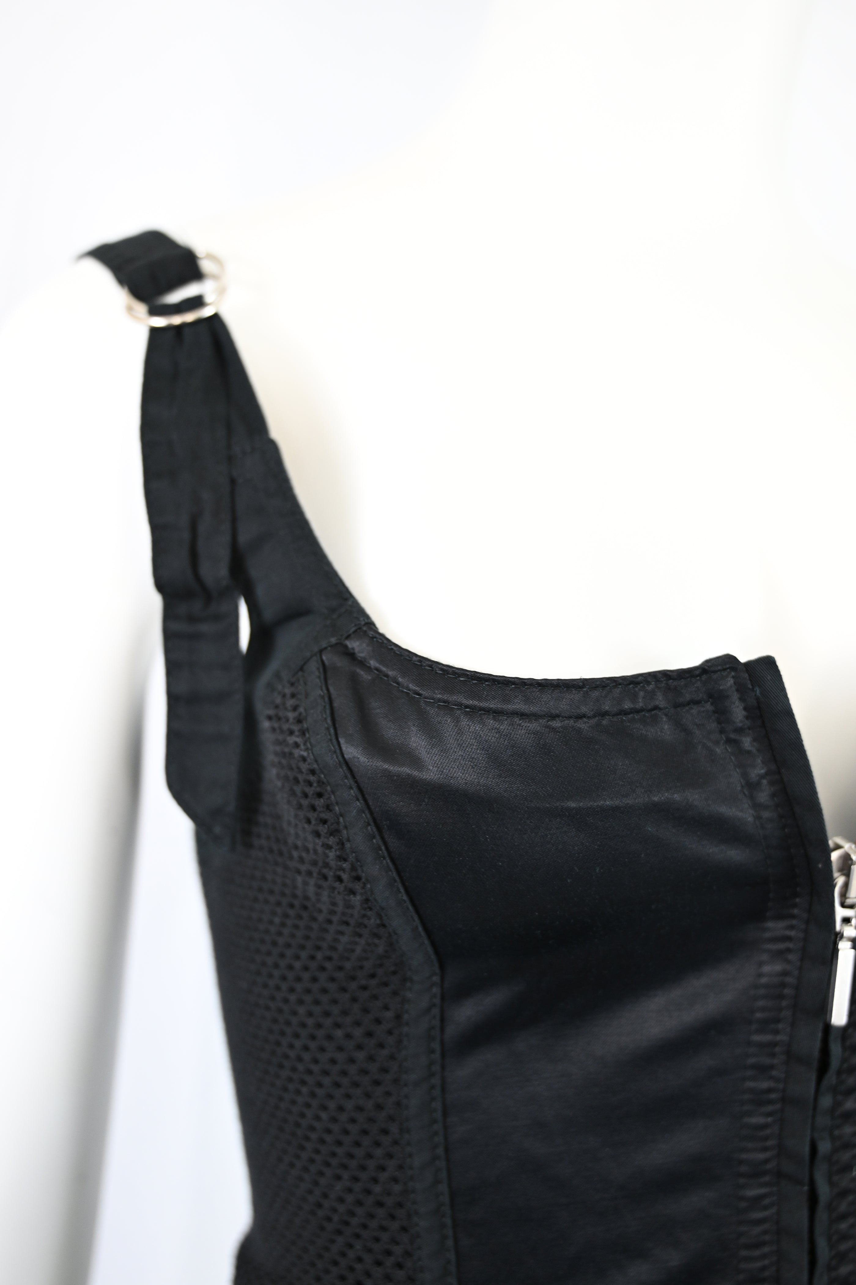 Plein Sud Jeans Satin Bustier Top