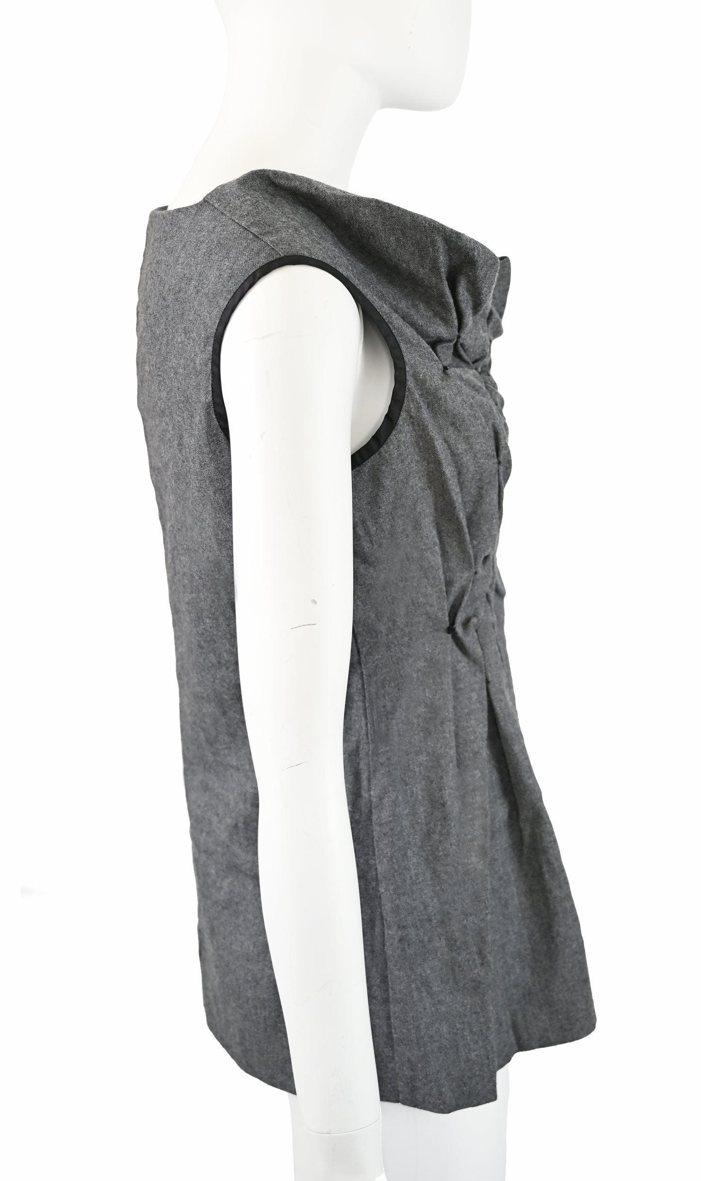 Gary Graham Wool Cinched Blouse