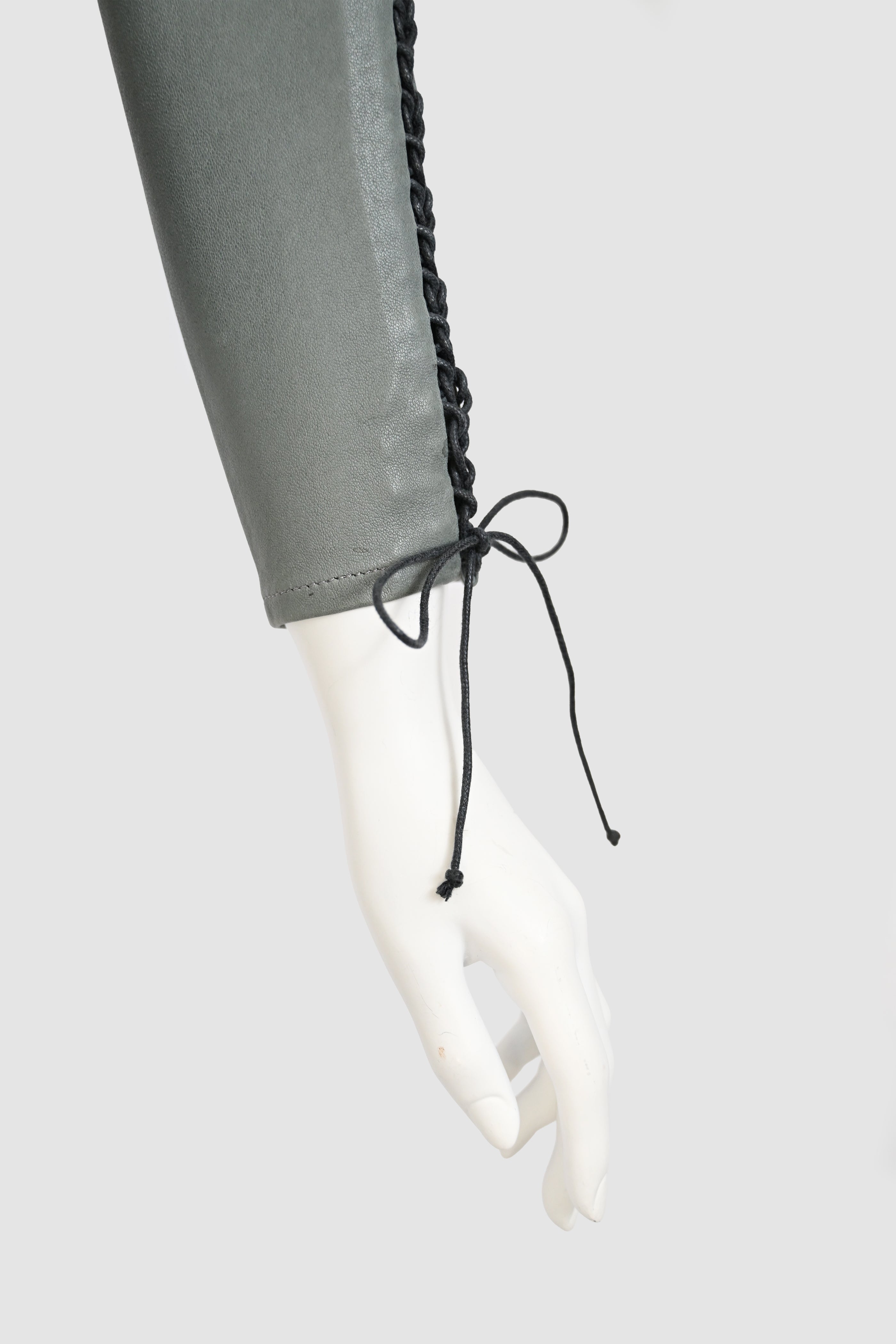 Isabel Marant SS 2014 Leather Shirt with Lacing