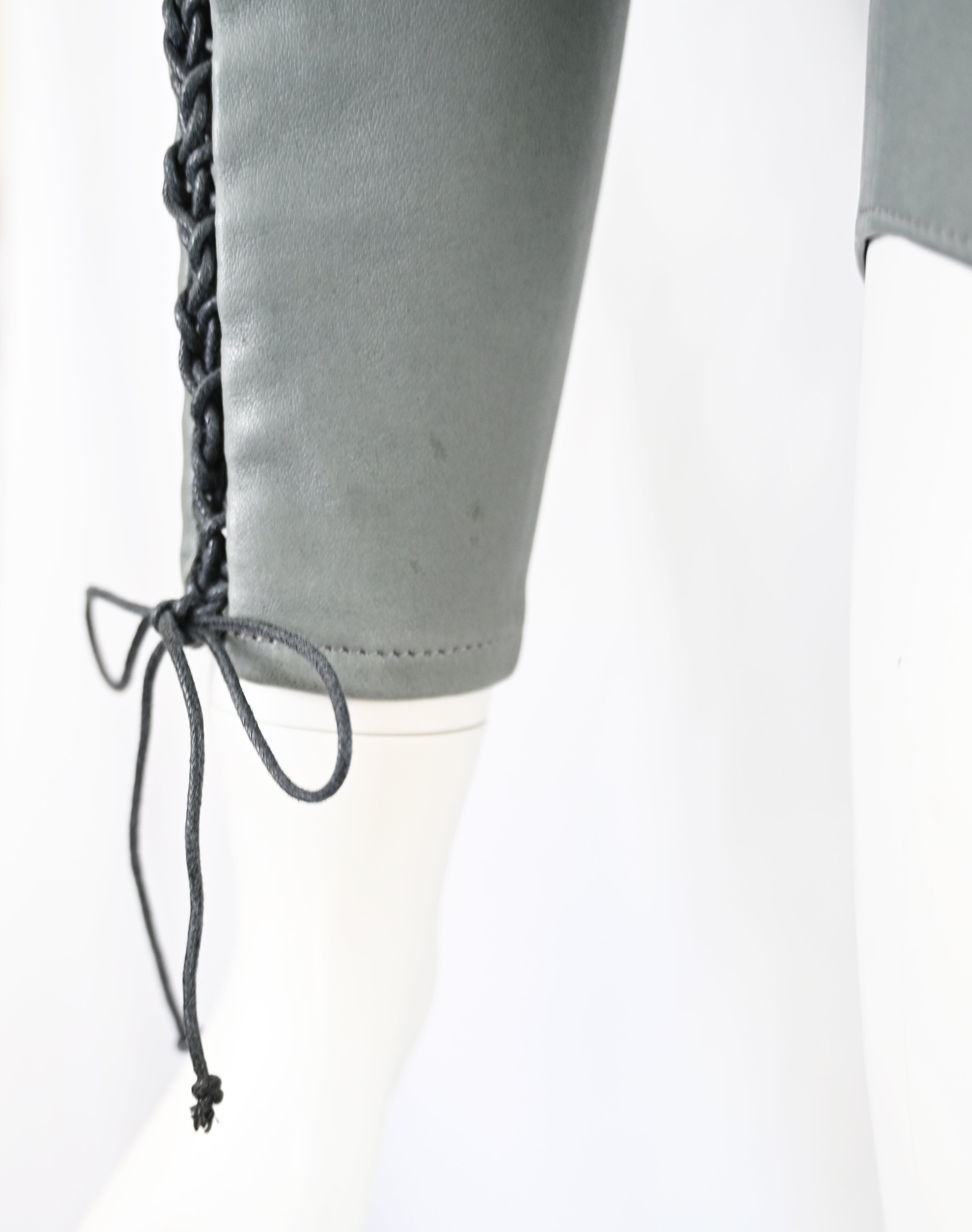 Isabel Marant SS 2014 Leather Shirt with Lacing