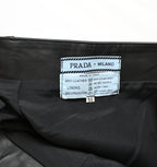 Prada FW 1994 Leather Bustier and Skirt Set