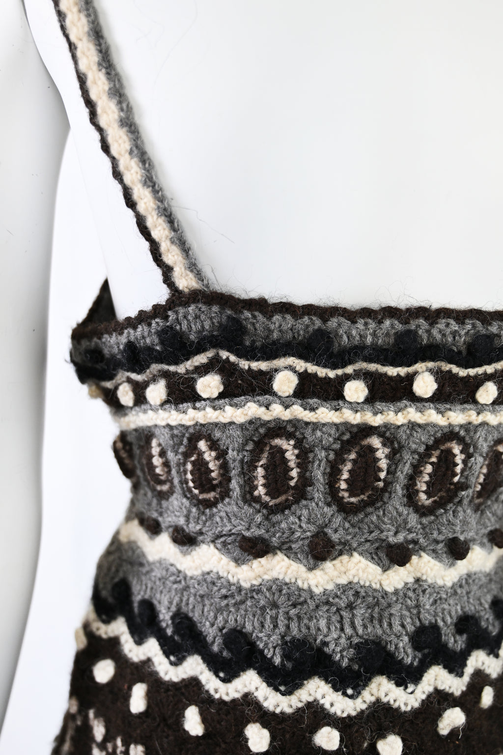 Tao Comme des Garcons 2006 Wool Knit Bustier