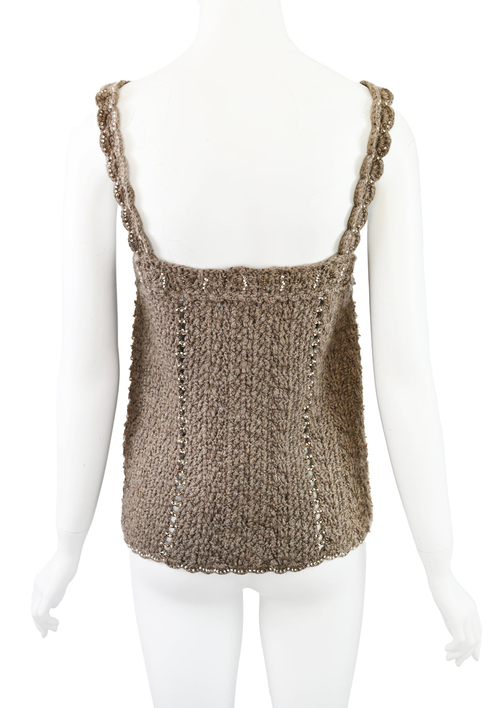 Tao Comme Des Garcons Embellished Wool Tank