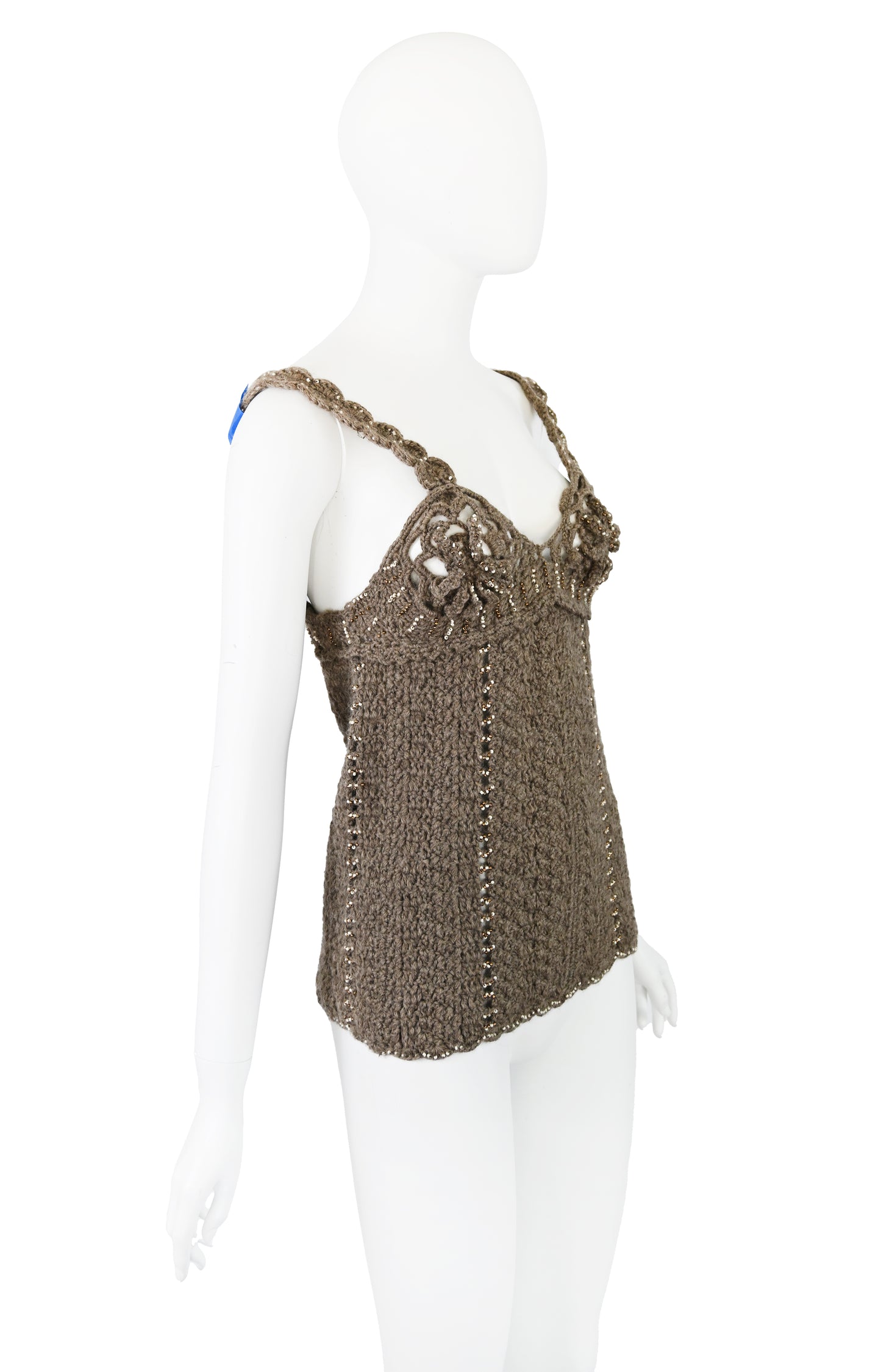 Tao Comme Des Garcons Embellished Wool Tank