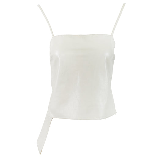 Costume National Leather Tank with Pocket