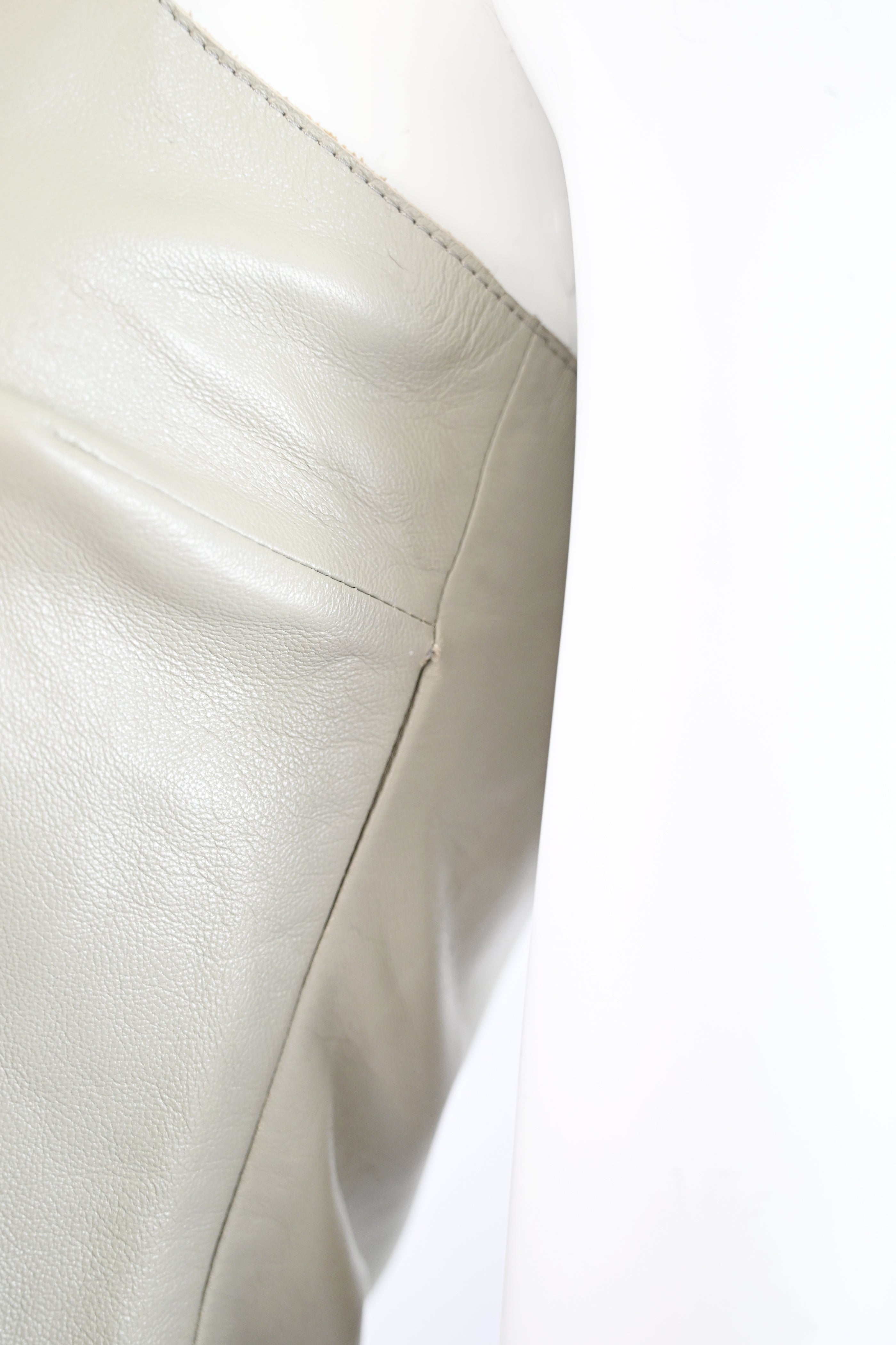 Costume National Leather Tank with Pocket