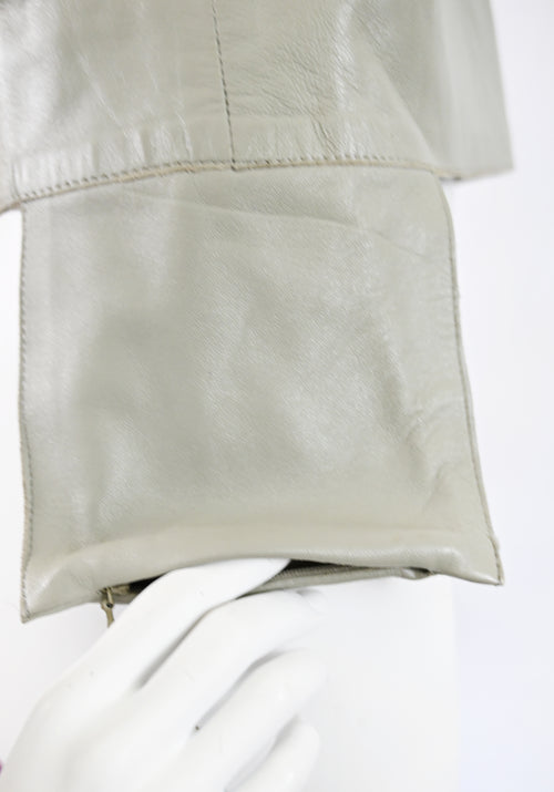 Costume National Leather Tank with Pocket