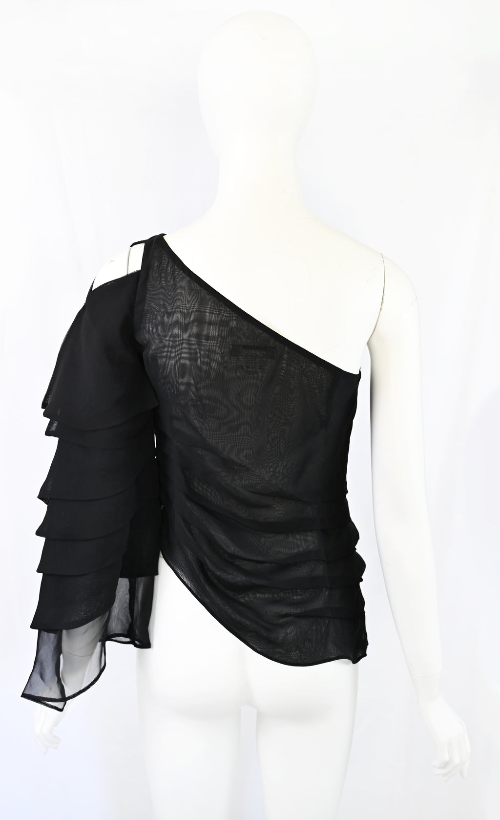 Paablo Nevada One Sleeve Tiered Blouse