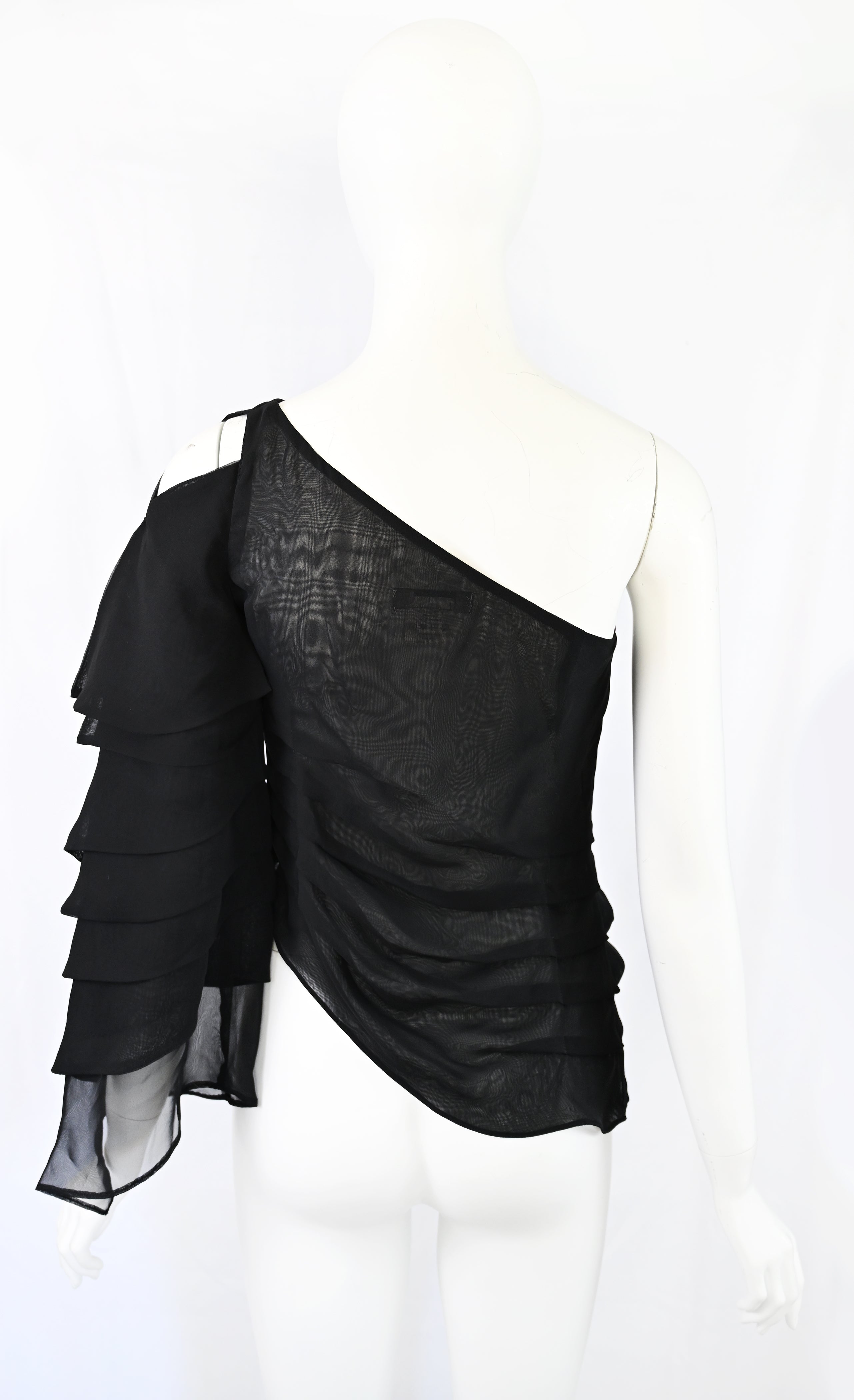 Paablo Nevada One Sleeve Tiered Blouse