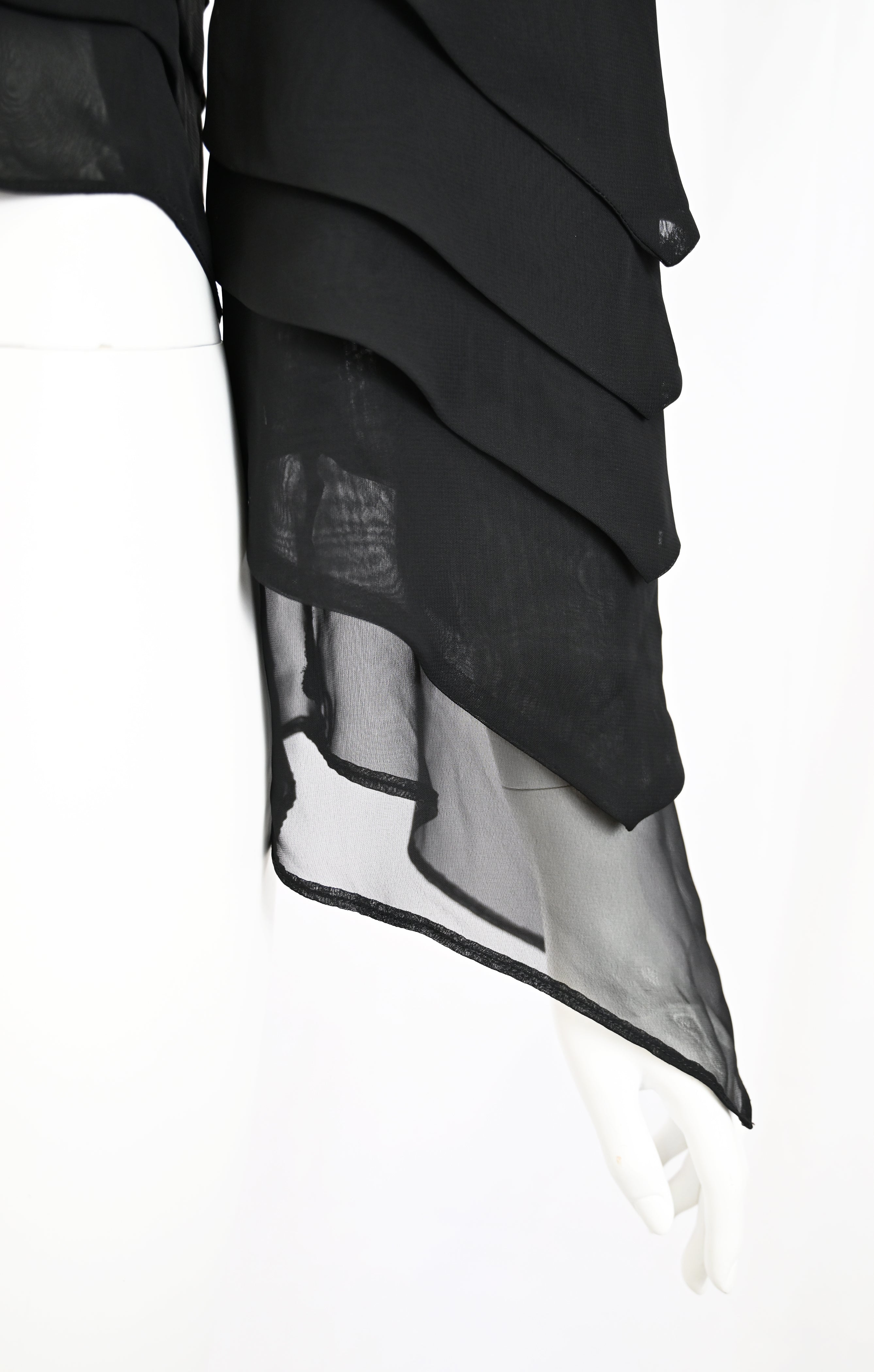 Paablo Nevada One Sleeve Tiered Blouse