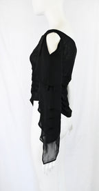 Paablo Nevada One Sleeve Tiered Blouse